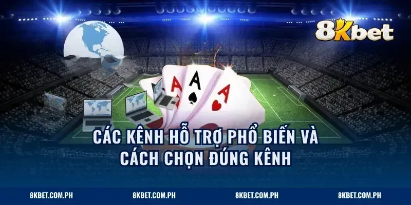 Các kênh hỗ trợ phổ biến và cách chọn đúng kênh